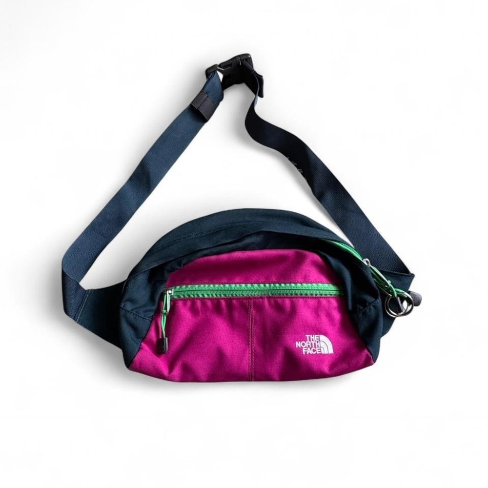 The North Face Pink & Navy Waist Bag